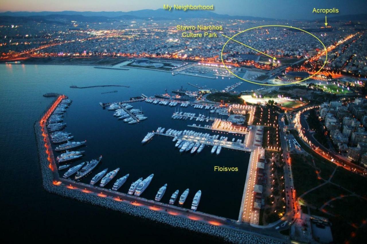 Apartment Near Stavros Niarchos Park & Acropolis Athen Eksteriør billede